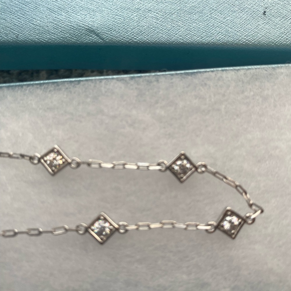 Silver Touchstone Crystal by Swarovski bracelet